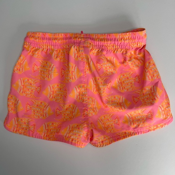 Vineyard Vines Girls XS Shorts: Printed Chappy Short Neon Rosa - Picture 4 of 4